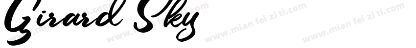 Girard Sky字体转换
